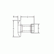 01131-00516 Chobert Rivet Dome Head, Aluminum, 5/32″ Dia.
