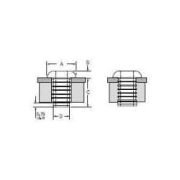 01189-02822 Avtronic Rivet Dome Head, Aluminum, 2.8mm Dia.